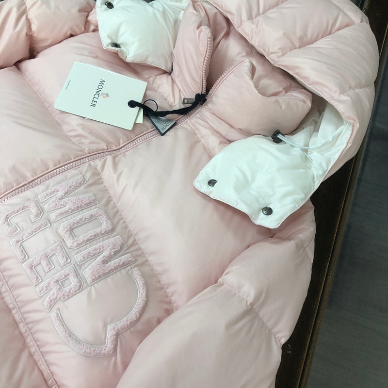 MONCLER Abbaye Doudoune matelassée Rose Claire