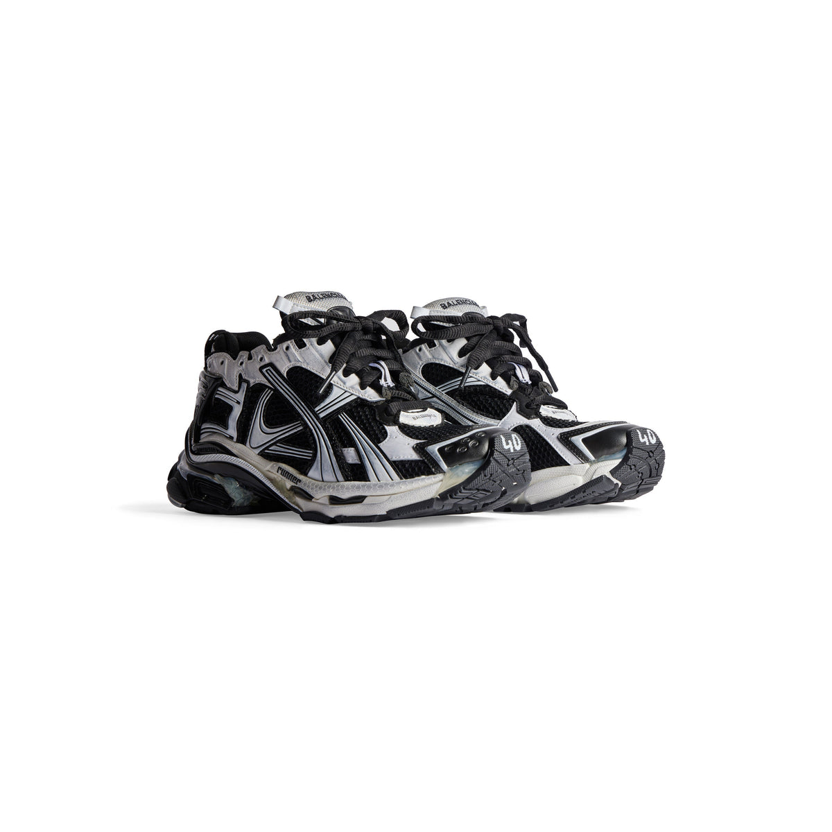Balanciaga Runner Noir Et Blanc