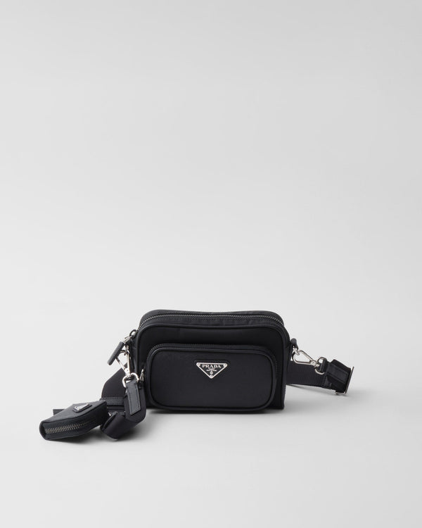 Sac porté épaule en Re-Nylon et cuir Saffiano - #2