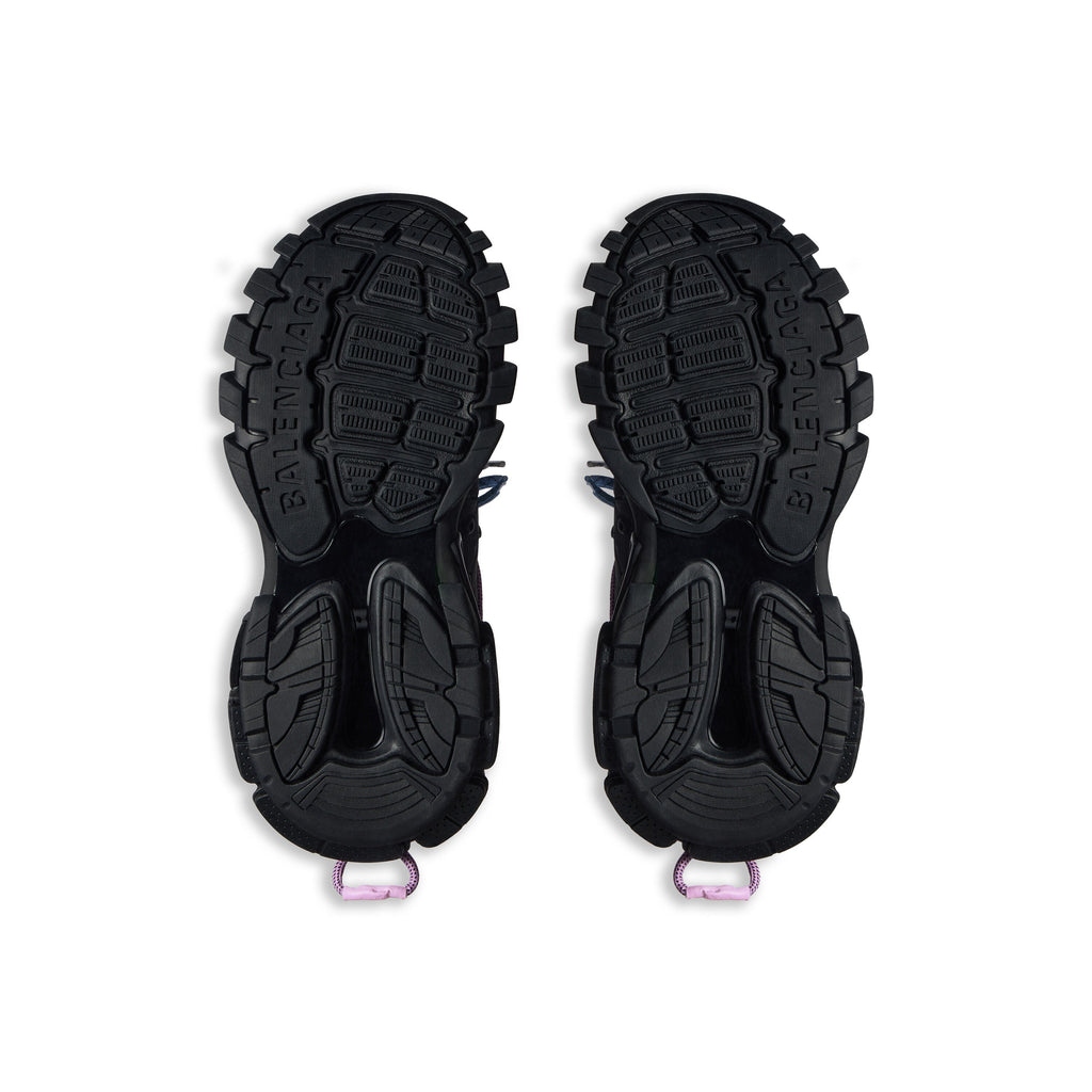 Balanciaga Track Noir Avec Laces Rose Et Bleue