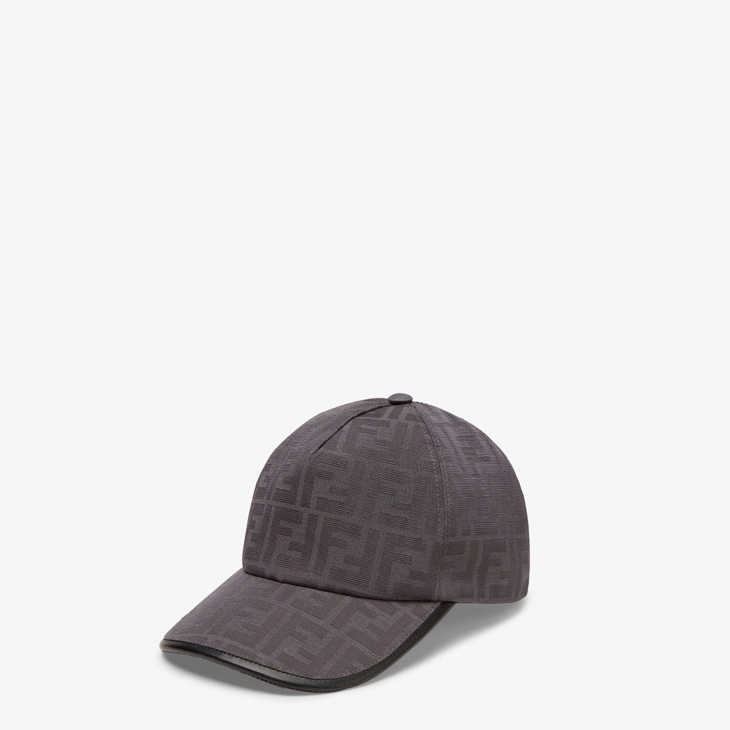 Casquette de baseball en tissu jacquard FF gris