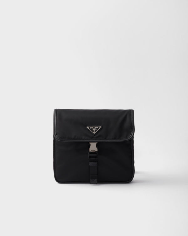 Sac porté épaule en Re-Nylon et cuir Saffiano - #13