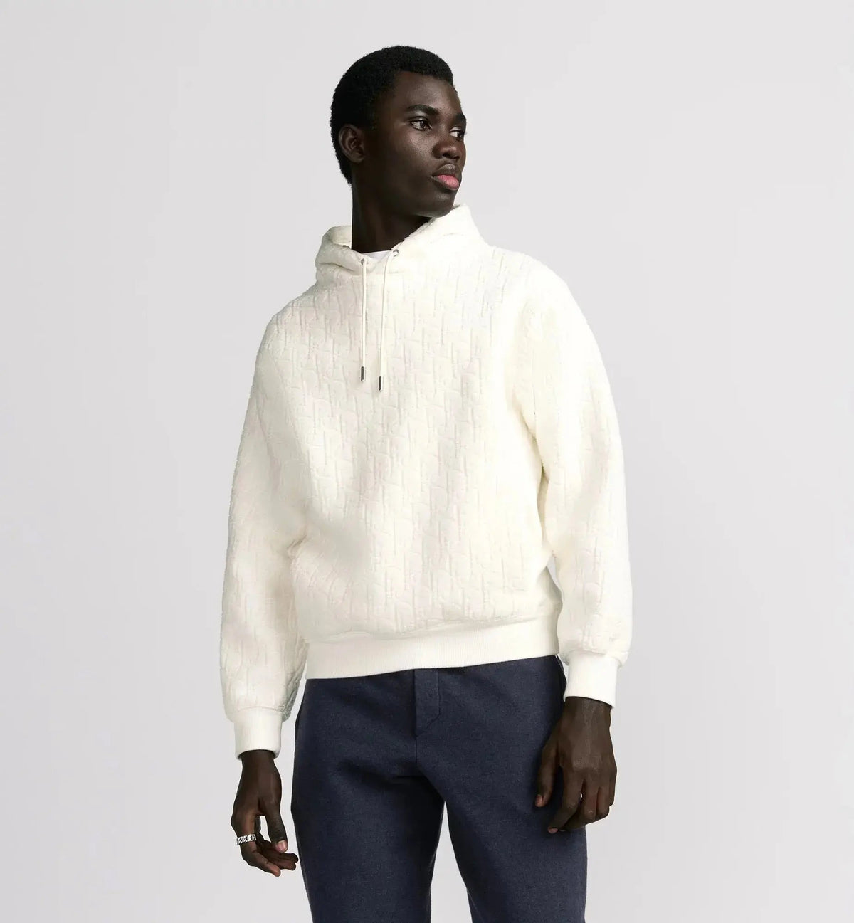 Sweatshirt à capuche CD Oblique, coupe relax