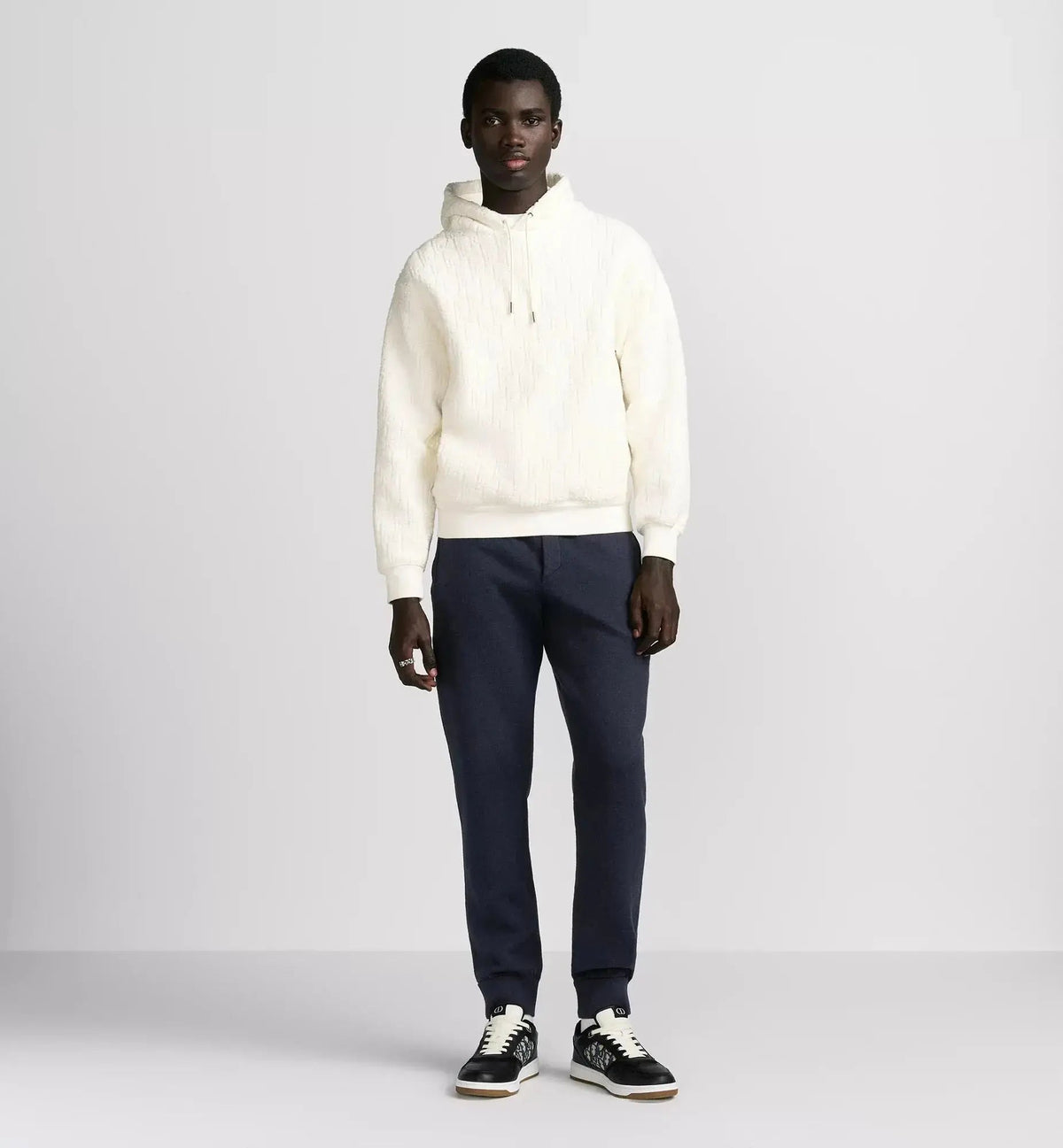 Sweatshirt à capuche CD Oblique, coupe relax