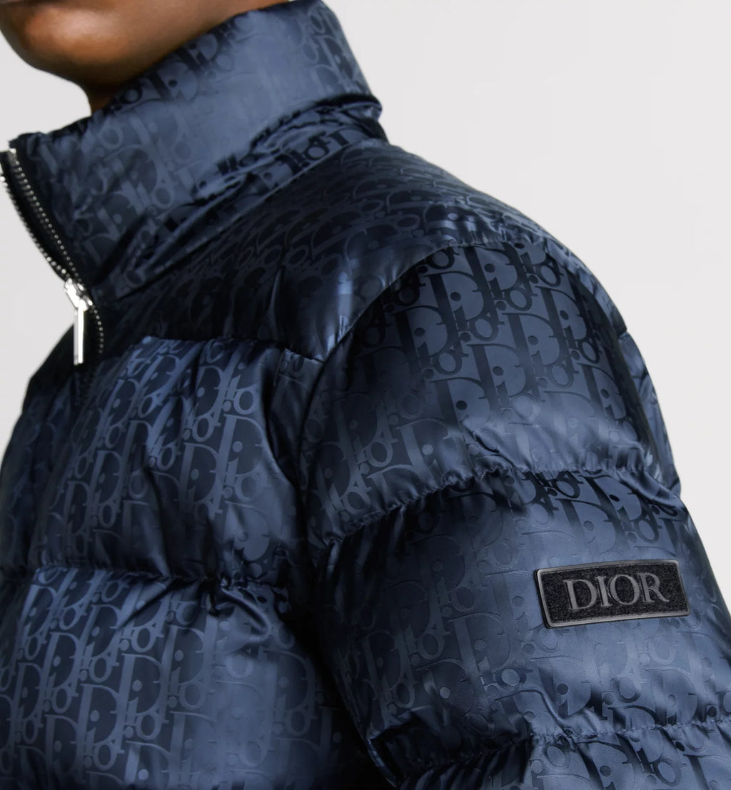 Doudoune Dior Oblique bleu marine