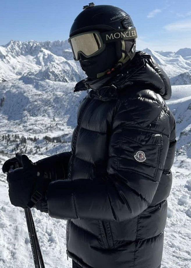Doudoune courte à capuche Moncler Maya Noir