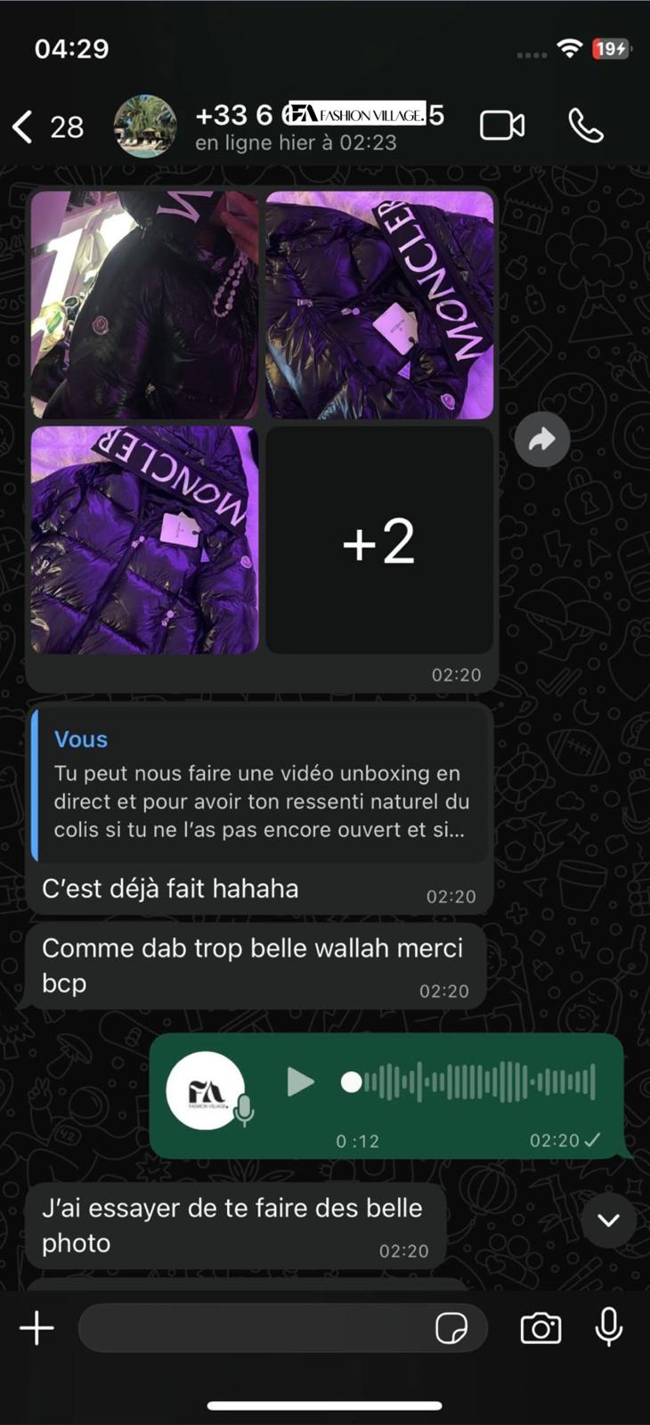 Avis de notre communauté