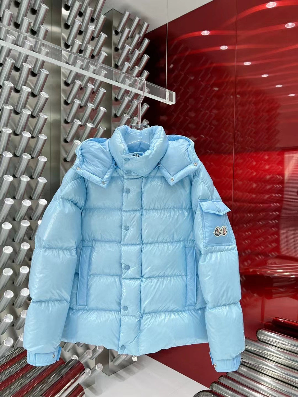 Moncler Maya 70e anniversaire édition spéciale Bleu Claire
