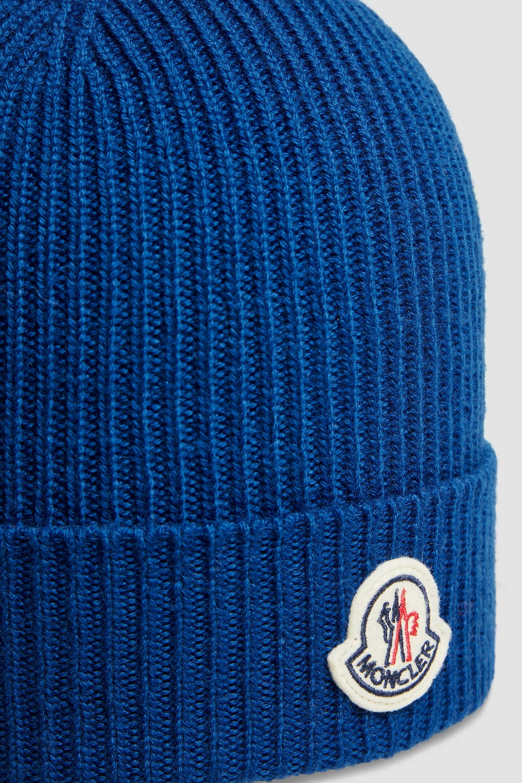 Bonnet en laine fine Bleu Électrique