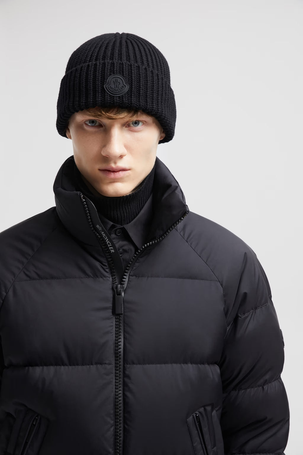 Bonnet en laine Moncler Noir