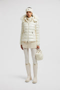 Doudoune courte à capuche Moncler Badyf Blanc