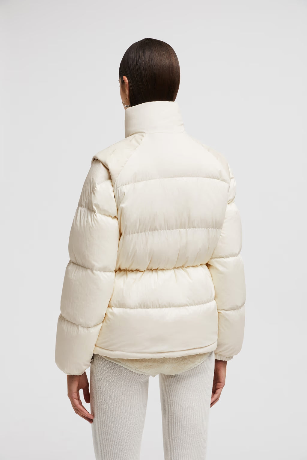 Doudoune courte réversible Moncler Verone Blanc