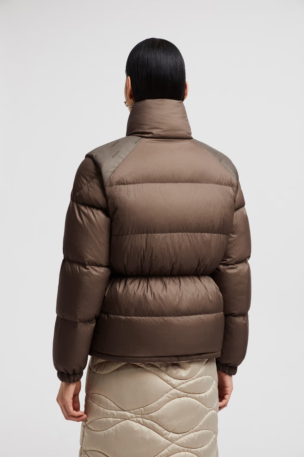 Doudoune courte réversible Moncler Verone Maron
