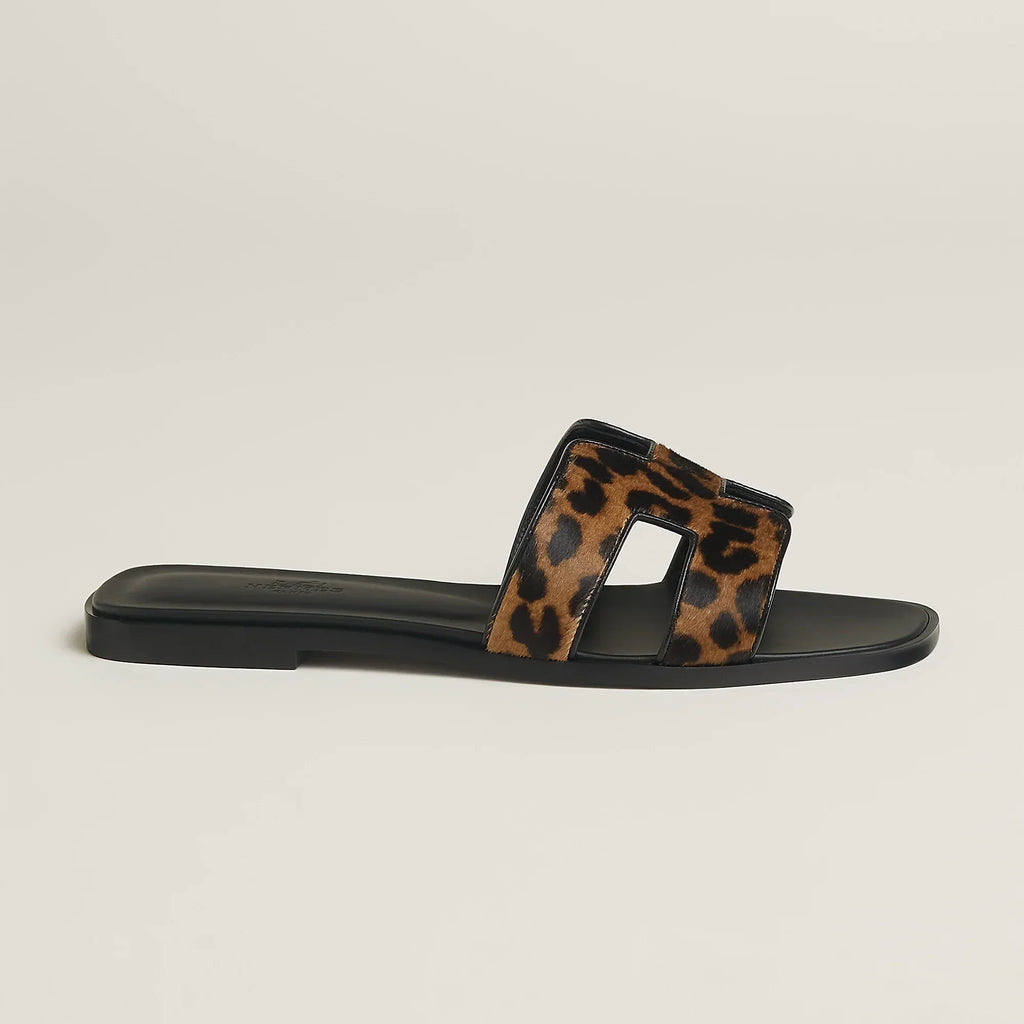 Sandales Oran Gold Et Noir